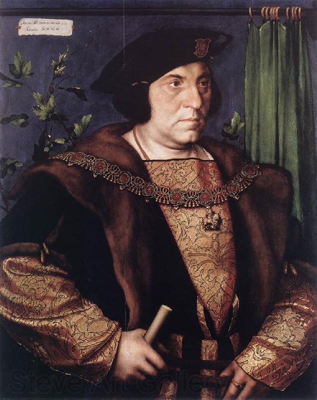 HOLBEIN, Hans the Younger Portrait of Sir Henry Guildford sf Norge oil painting art